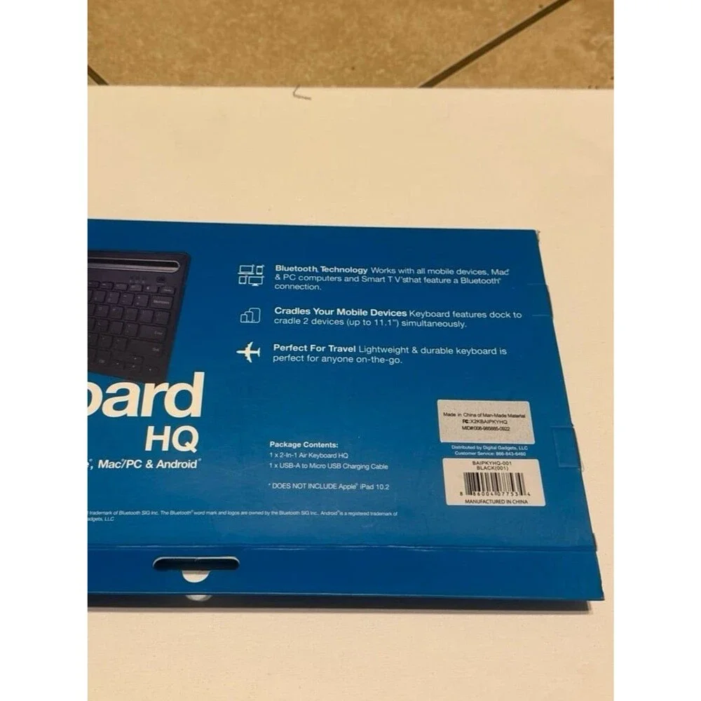 wireless keyboard for iPad and other tablets